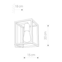 Lampa wewnętrzna ścienna CRATE