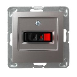 Gniazdo głośnikowe pojedyncze GG-1Y/m/23