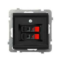 Gniazdo głośnikowe podwójne GG-2R/m/33