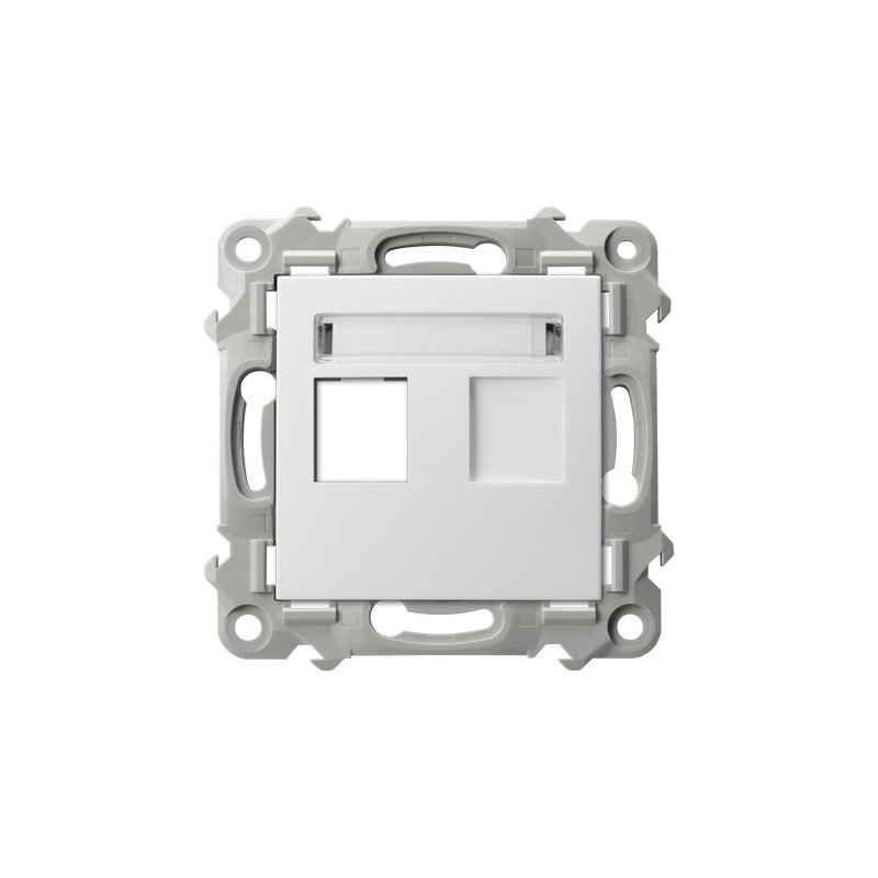 Obudowa gniazda pojedynczego typu Keystone prosta GPK-1Z/p/00