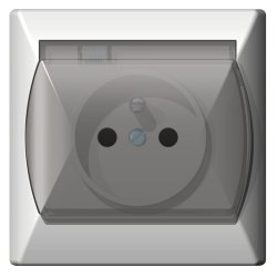 Gniazdo bryzgoszczelne z uziemieniem GPH-1AZ/00/d