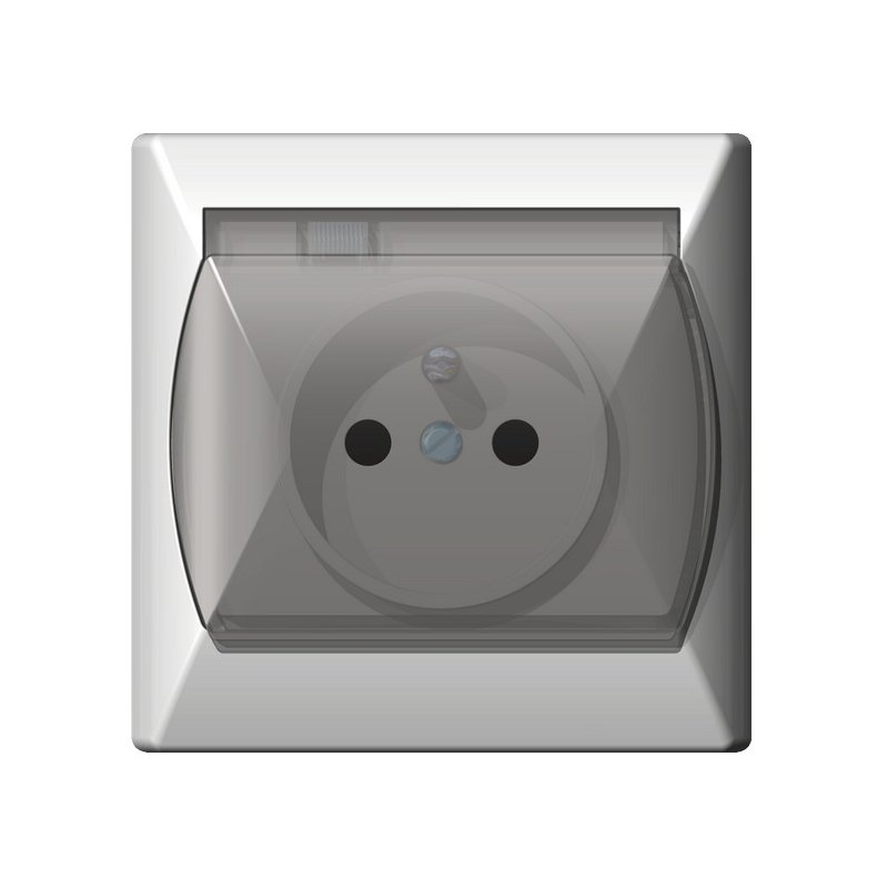 Gniazdo bryzgoszczelne z uziemieniem GPH-1AZ/00/d