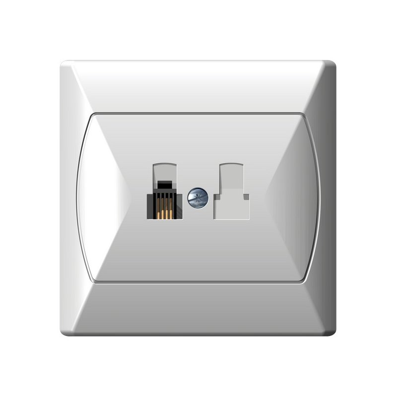 Gniazdo telefoniczne pojedyncze GPT-1A/00