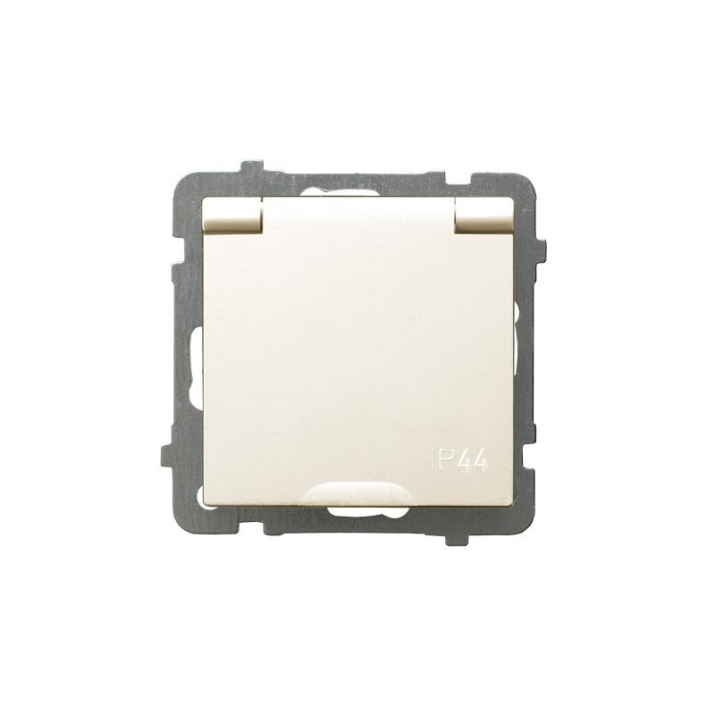 Gniazdo bryzgoszczelne z uziemieniem GPH-1GZ/m/27/w