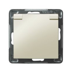 Gniazdo bryzgoszczelne z uziemieniem GPH-1YZ/m/27/w