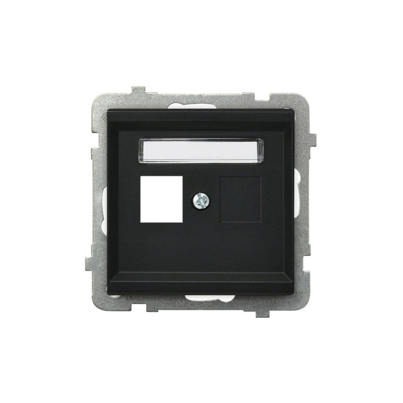 Obudowa gniazda pojedynczego typu Keystone prosta GPK-1R/p/33