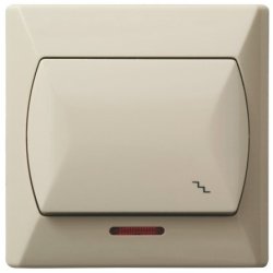 Łącznik schodowy z podświetleniem pomarańczowym ŁP-3AS/01