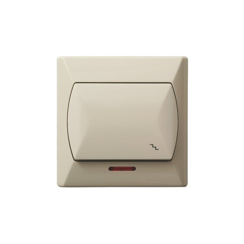 Łącznik schodowy z podświetleniem pomarańczowym ŁP-3AS/01