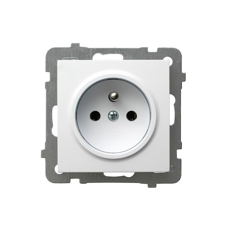 Gniazdo pojedyncze z uziemieniem GP-1GZ/m/00