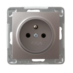 Gniazdo pojedyncze z uziemieniem GP-1YZ/m/23