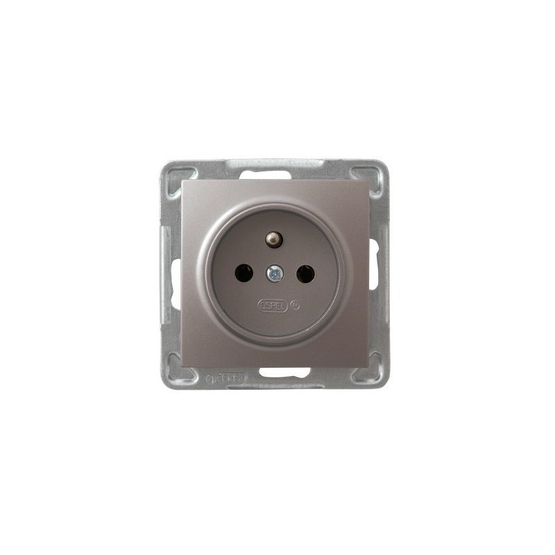 Gniazdo pojedyncze z uziemieniem GP-1YZ/m/23