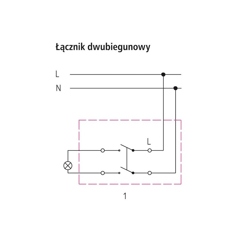 Łącznik dwubiegunowy ŁP-11Y/m/27