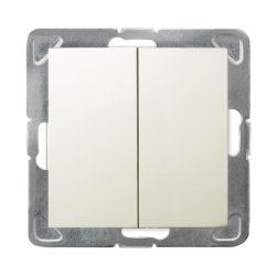 Łącznik dwugrupowy świecznikowy ŁP-2Y/m/27