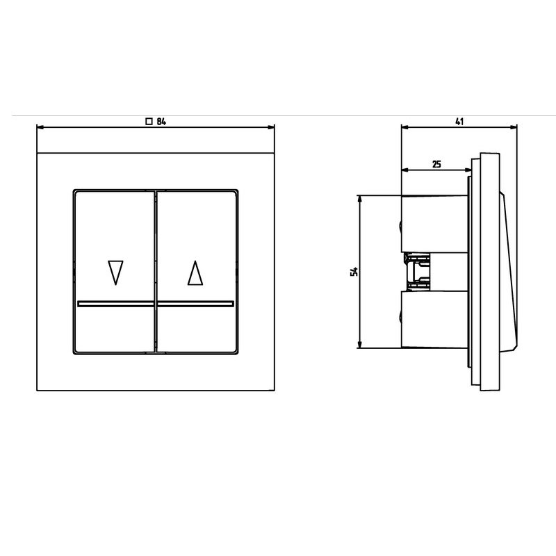 Łącznik żaluzjowy, zwierny ŁP-7R/m/33