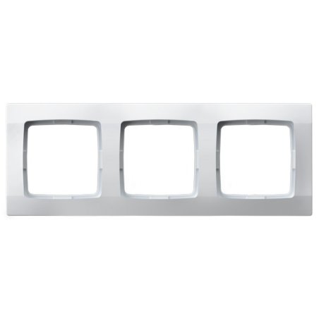 Ramka potrójna Biały -...