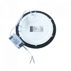 DOWNLIGHT P/T OKRĄG 167x7 12W 4000K 800lm EC20279 CZARNY ECOLIGHT