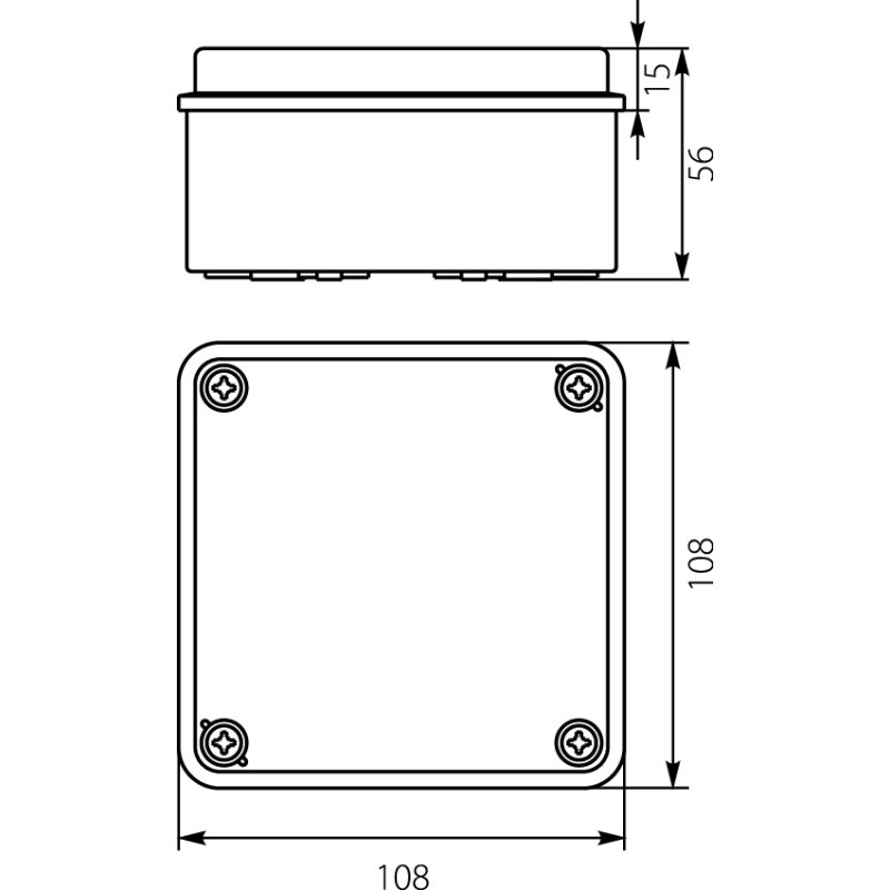 Puszka hermetyczna PH-1A.2  z osłabieniem