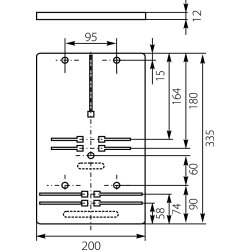 Tablica licznikowa T-U 1FAZA/3FAZY-B/Z