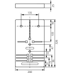 Tablica Licznikowo-Rozdzielcza TLR-3F (N+PE)