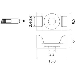 Podstawka Montażowa PMP-03-3-100