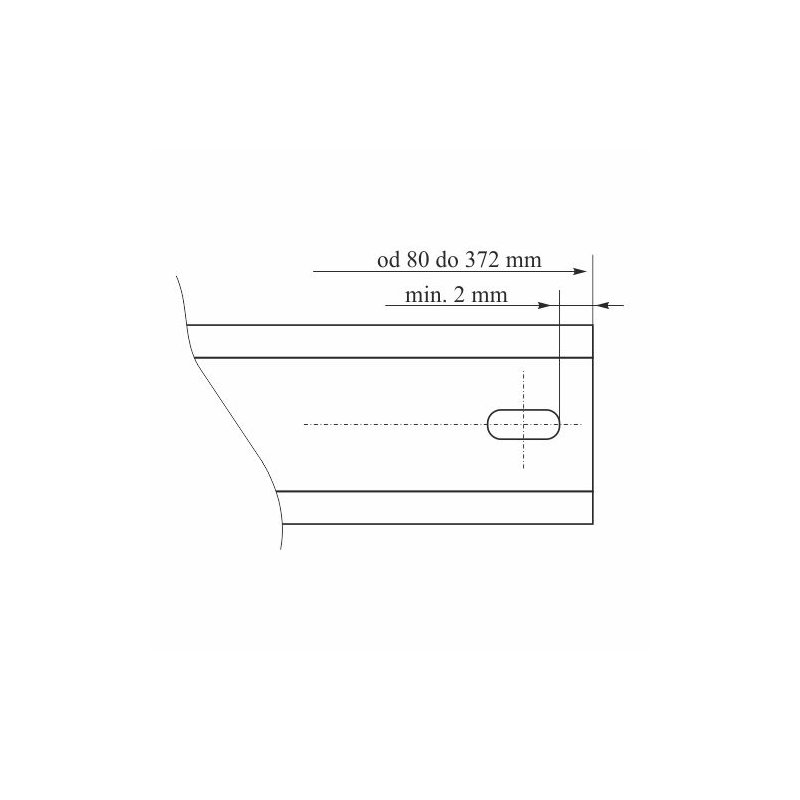 Szyna TH 35 - Szyna DIN TH 1 m