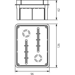 Puszka podtynkowa Pp/t 4