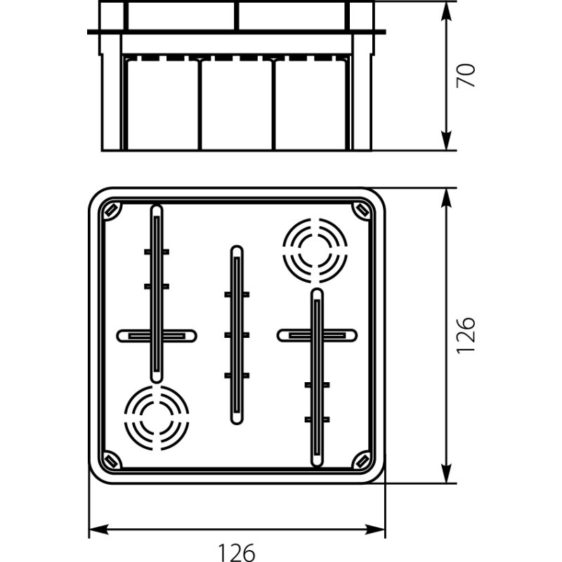 Puszka podtynkowa Pp/t 5
