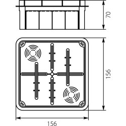 Puszka podtynkowa Pp/t 7
