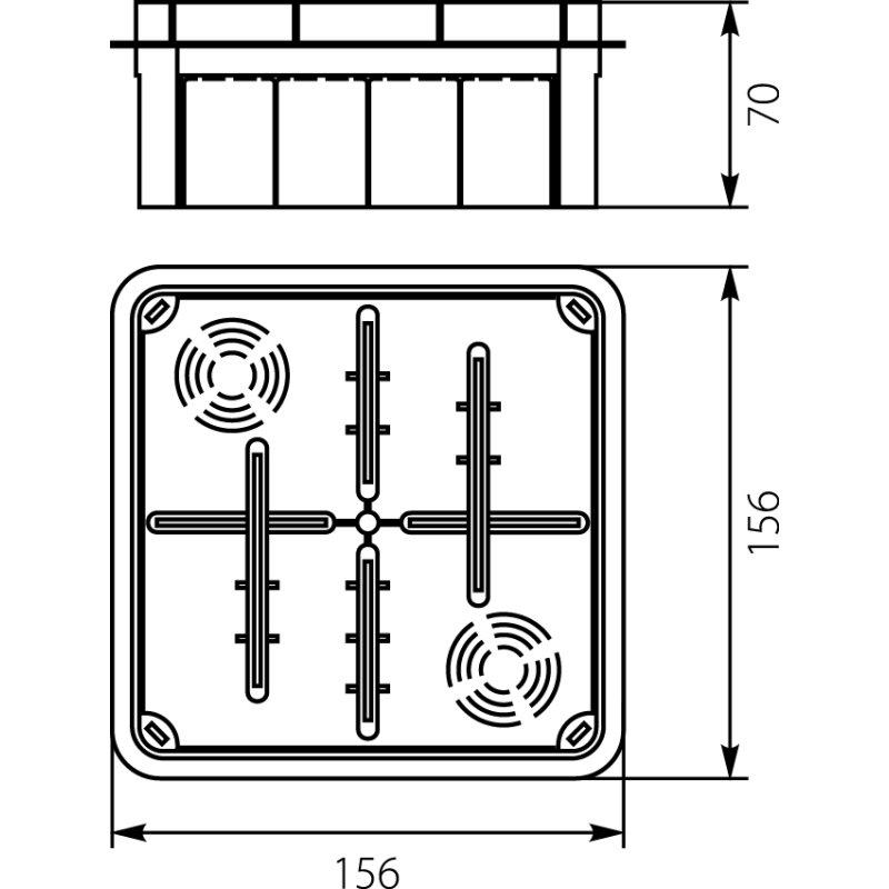 Puszka podtynkowa Pp/t 7