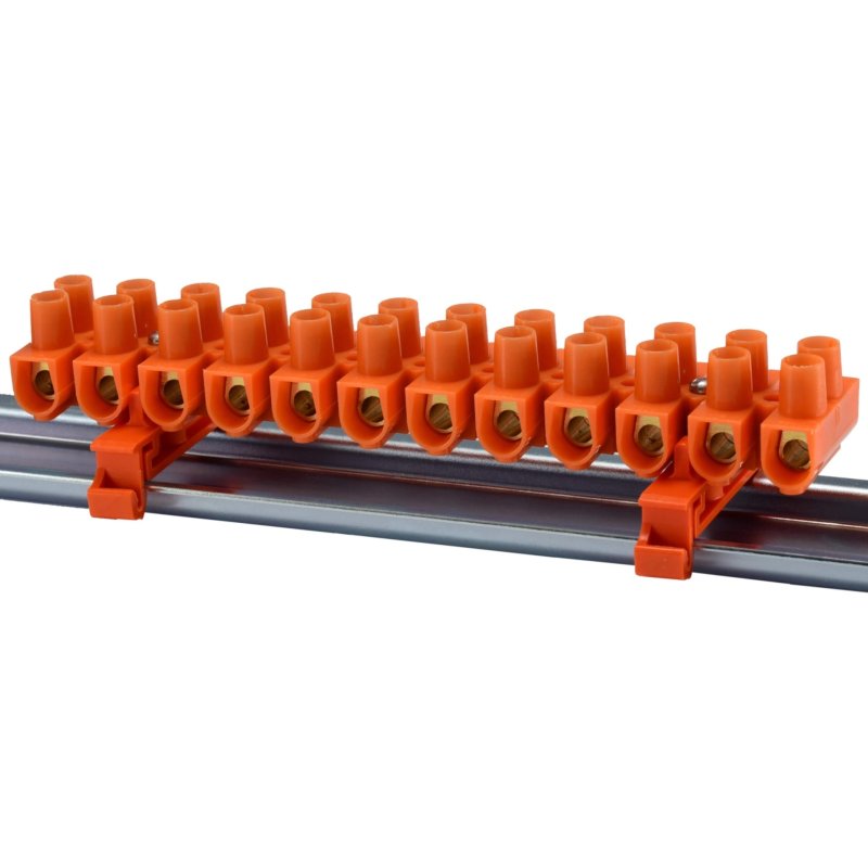 TRZYMACZ DO ZŁĄCZEK TERMOPLASTYCZNYCH, NA TS35