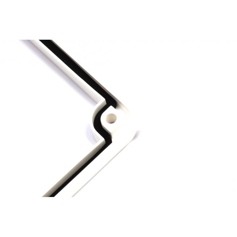 PUSZKA NAŚCIENNA 118 X 118 X 68 MM, Z DŁAWNICAMI