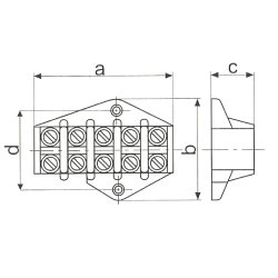 Płytka odgałęźna 5x16mm2