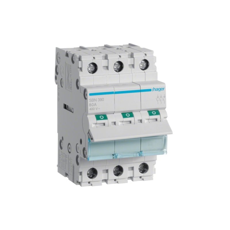 Modułowy rozłącznik izolacyjny 3P 100A 400VAC