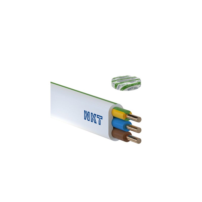 Przewód YDYp(żo) 3x1,5mm² 450/750 NKT+ 1mb