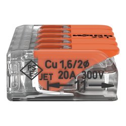 Szybkozłączka uniwersalna 5x0,2-4mm² 221-415 WAGO