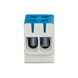 Listwa zaciskowa w korpusie ZU 1-torowa 2x50/2x50mm2 Al/Cu Niebieska