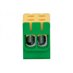 Listwa zaciskowa w korpusie ZU 1-torowa 2x50/2x50mm2 Al/Cu Żółto-zielona