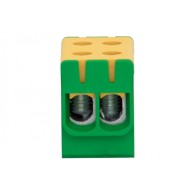 Listwa zaciskowa w korpusie ZU 1-torowa 2x50/2x50mm2 Al/Cu Żółto-zielona