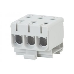 Listwa zaciskowa w korpusie ZU 1-torowa 3x50/3x50mm2 Szara