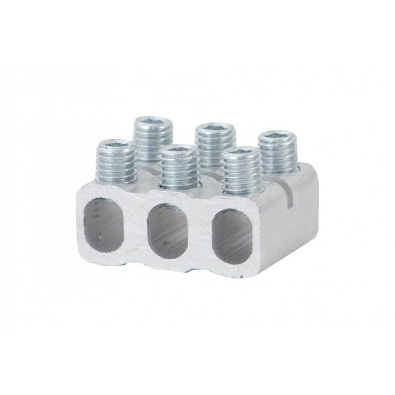 Listwa zaciskowa w korpusie ZU 1-torowa 3x50/3x50mm2 Szara