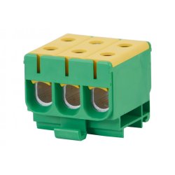 Listwa zaciskowa w korpusie ZU 1-torowa 3x50/3x50mm2 Żółto-zielona