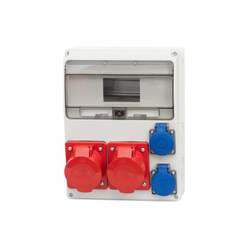 Rozdzielnica LAGO 11M - gniazda 16A 5p, 32A 5p, 2x230V