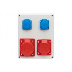 Rozdzielnica R-240 - gniazda 16A 5p, 32A 5p, 2x230V, L/P(32A)