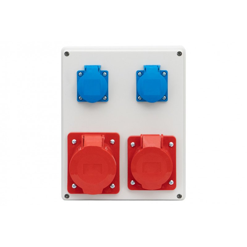 Rozdzielnica R-240 - gniazda 16A 5p, 32A 5p, 2x230V, L/P(32A)