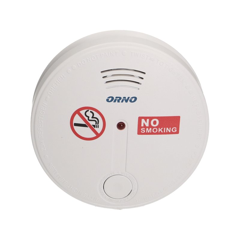 Bateryjny czujnik dymu papierosowego 9V DC