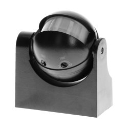 Czujnik ruchu 180st. pionowa regulacja, 1200W, czarny