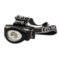 Latarka czołowa KODAK LED HL 150lm, IP44, 3xAAA CZARNA