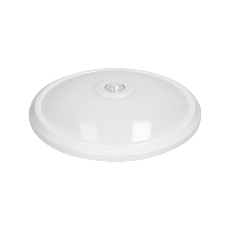 ZONDA LED 12W, plafon z czujnikiem ruchu, 800lm, IP20, 4000K, poliwęglan mleczny, biały