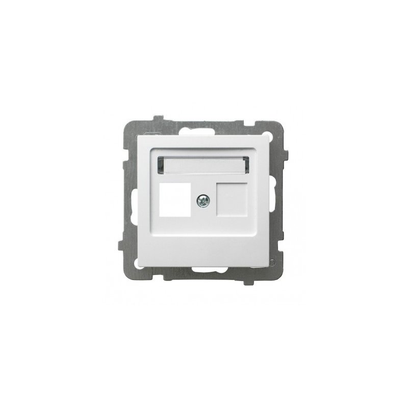 Obudowa gniazda pojedynczego typu Keystone prosta GPK-1G/p/00
