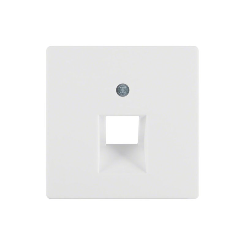 Płytka czołowa do gniazda przyłączeniowego UAE pojedynczego, biała